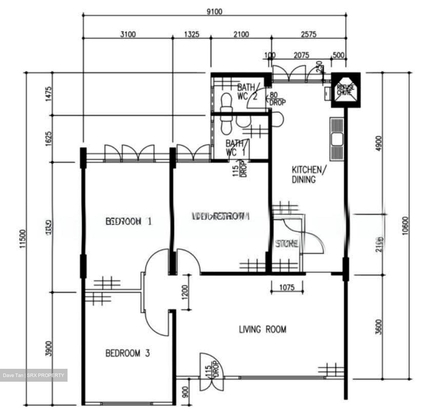 Blk 845 Woodlands Street 82 (Woodlands), HDB 4 Rooms #611114961